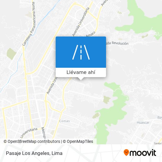 Mapa de Pasaje Los Angeles