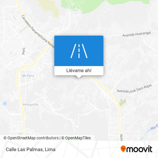 Mapa de Calle Las Palmas