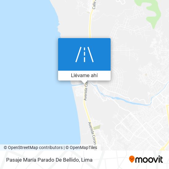 Mapa de Pasaje María Parado De Bellido