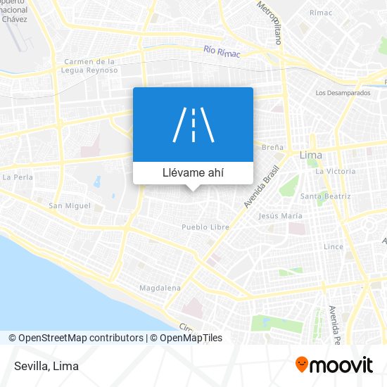 Mapa de Sevilla