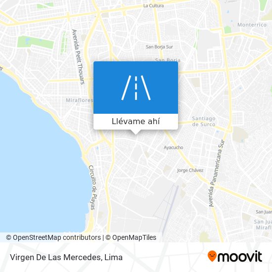 Mapa de Virgen De Las Mercedes