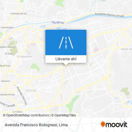 Mapa de Avenida Francisco Bolognesi