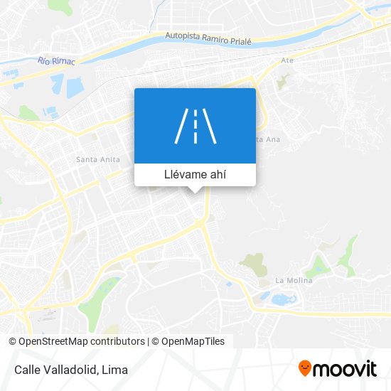 Mapa de Calle Valladolid