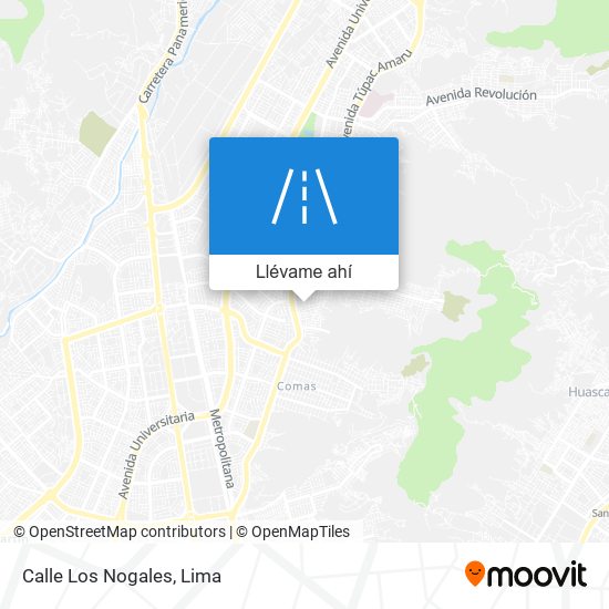 Mapa de Calle Los Nogales