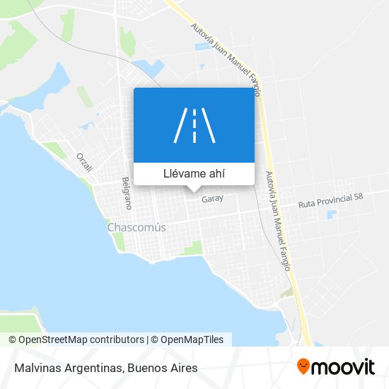 Mapa de Malvinas Argentinas