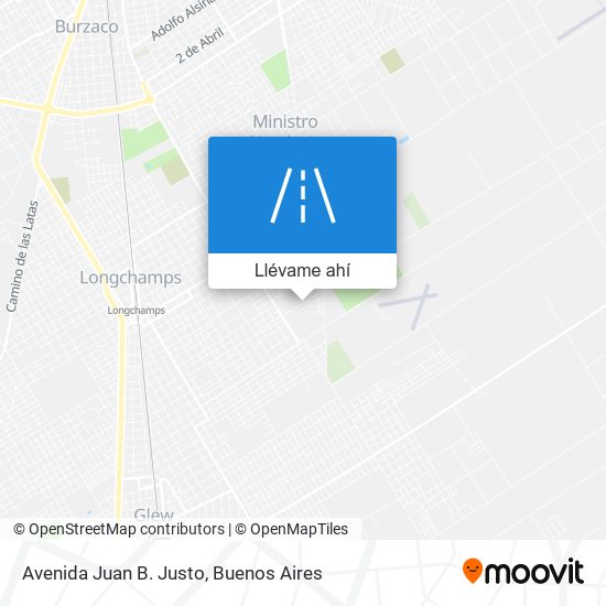 Mapa de Avenida Juan B. Justo