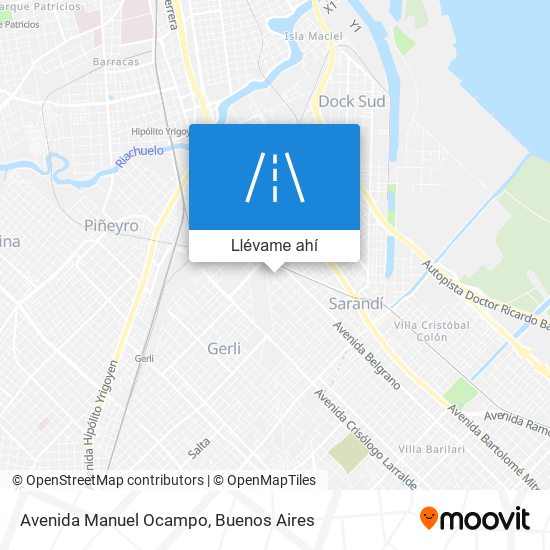 Mapa de Avenida Manuel Ocampo