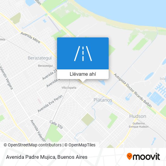 Mapa de Avenida Padre Mujica