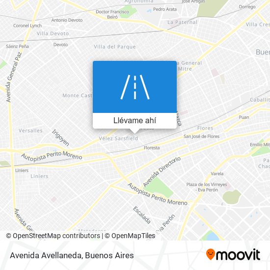 Mapa de Avenida Avellaneda