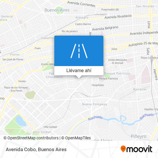 Mapa de Avenida Cobo