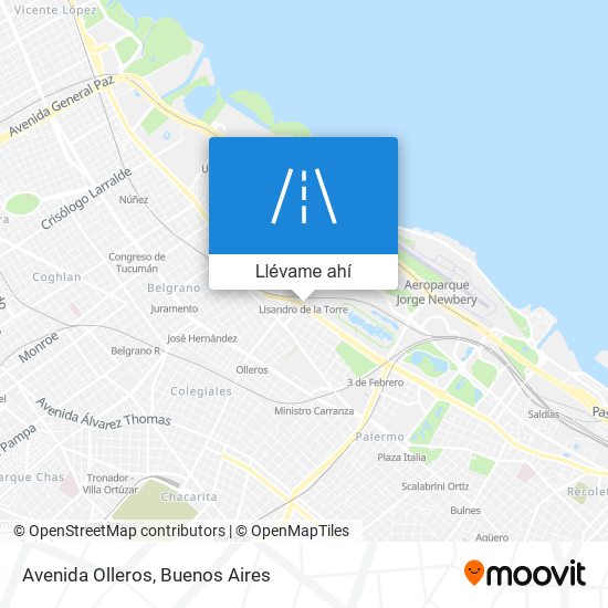 Mapa de Avenida Olleros