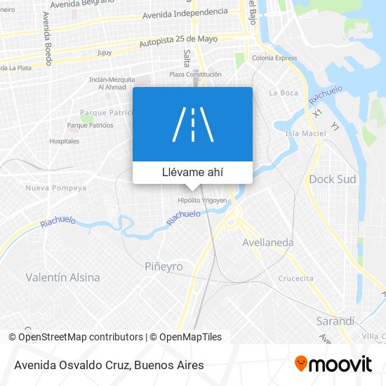 Mapa de Avenida Osvaldo Cruz