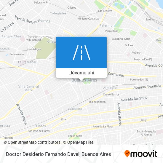 Mapa de Doctor Desiderio Fernando Davel