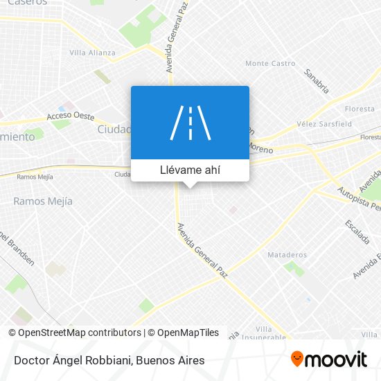 Mapa de Doctor Ángel Robbiani