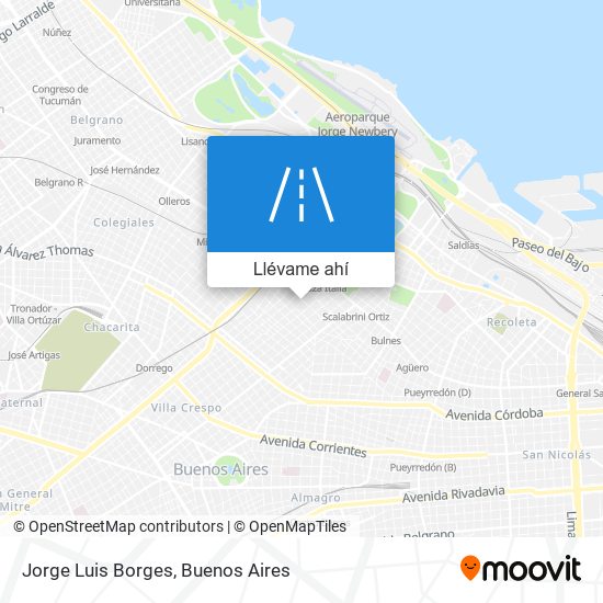 Mapa de Jorge Luis Borges