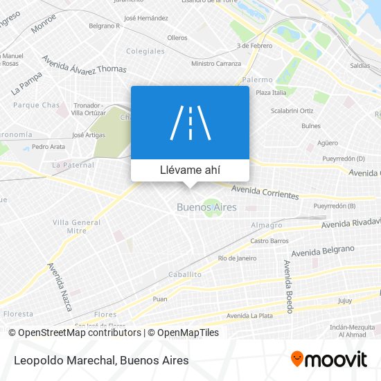 Mapa de Leopoldo Marechal