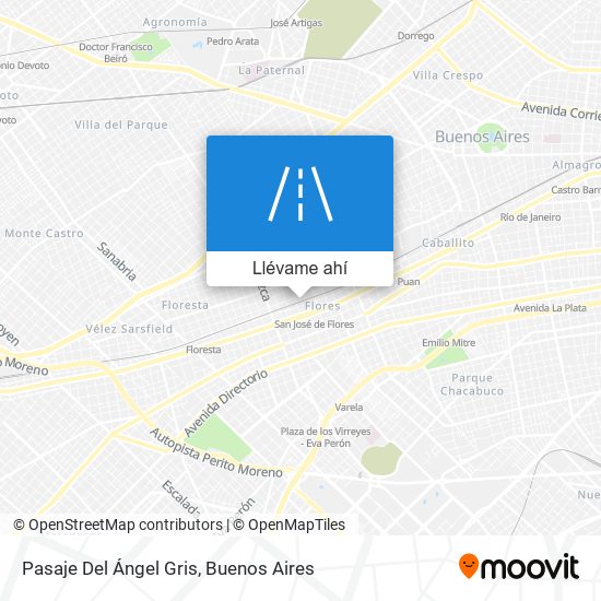 Mapa de Pasaje Del Ángel Gris