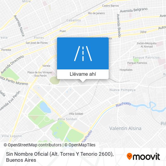 Mapa de Sin Nombre Oficial (Alt. Torres Y Tenorio 2600)