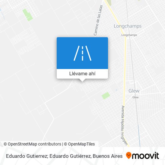 Mapa de Eduardo Gutierrez; Eduardo Gutiérrez