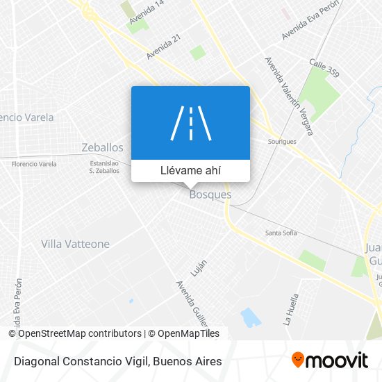 Mapa de Diagonal Constancio Vigil