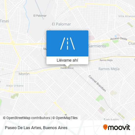 Mapa de Paseo De Las Artes