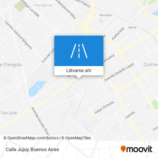 Mapa de Calle Jujuy