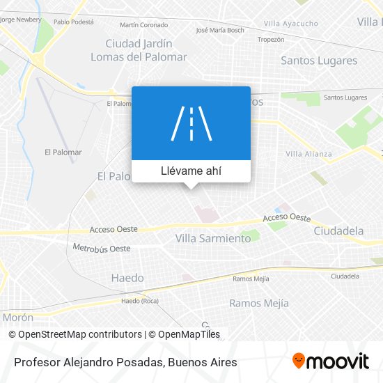 Mapa de Profesor Alejandro Posadas