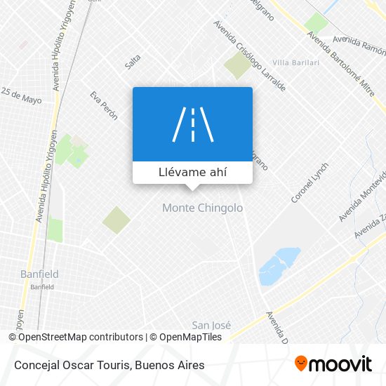 Mapa de Concejal Oscar Touris