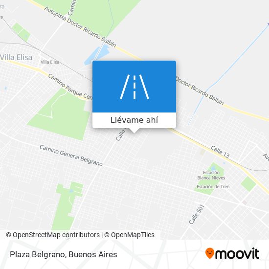 Mapa de Plaza Belgrano