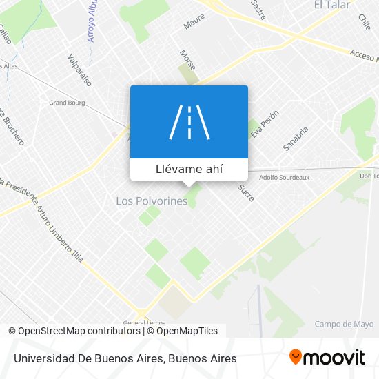 Mapa de Universidad De Buenos Aires