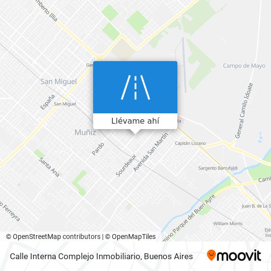 Mapa de Calle Interna Complejo Inmobiliario