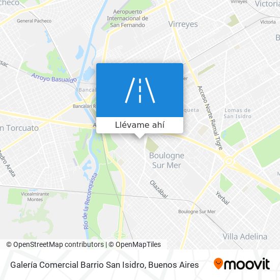 Mapa de Galería Comercial Barrio San Isidro