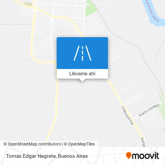 Mapa de Tomás Edgar Negrete