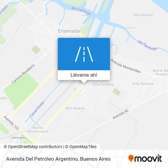 Mapa de Avenida Del Petróleo Argentino