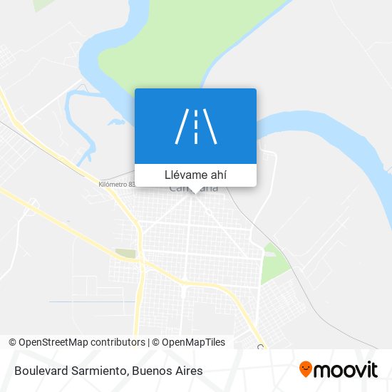 Mapa de Boulevard Sarmiento