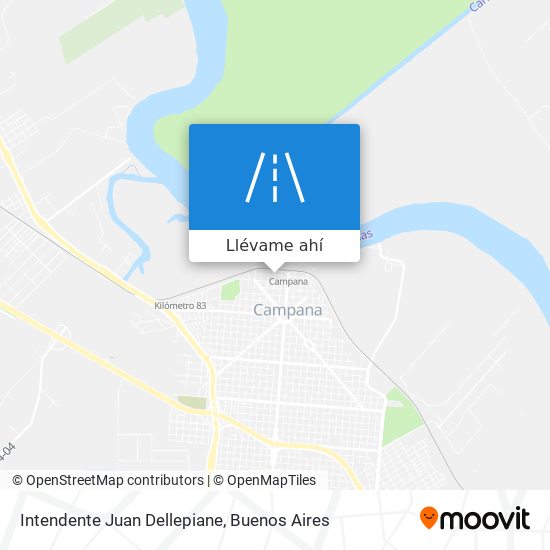 Mapa de Intendente Juan Dellepiane