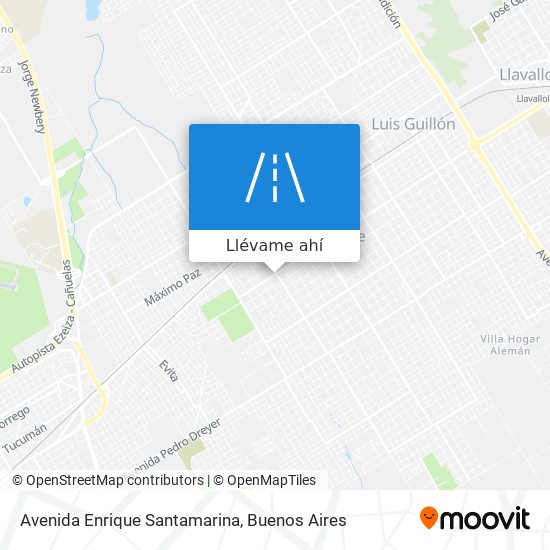 Mapa de Avenida Enrique Santamarina