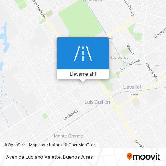 Mapa de Avenida Luciano Valette