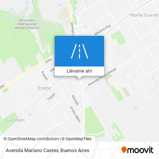 Mapa de Avenida Mariano Castex