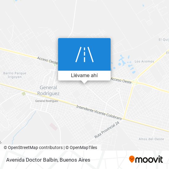 Mapa de Avenida Doctor Balbín