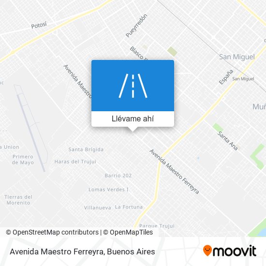Mapa de Avenida Maestro Ferreyra