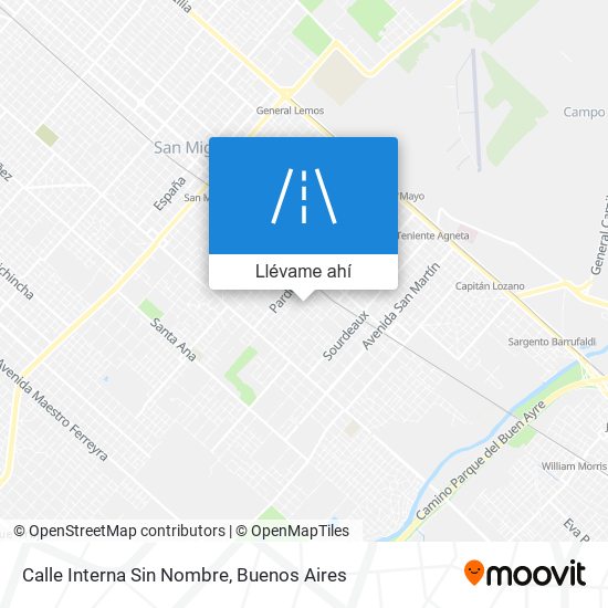 Mapa de Calle Interna Sin Nombre