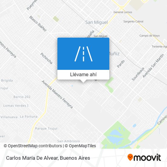 Mapa de Carlos María De Alvear