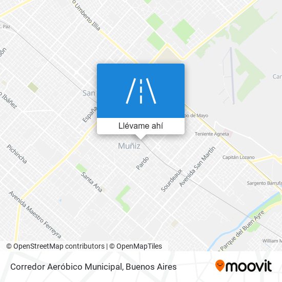 Mapa de Corredor Aeróbico Municipal