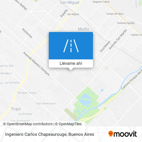 Mapa de Ingeniero Carlos Chapeaurouge