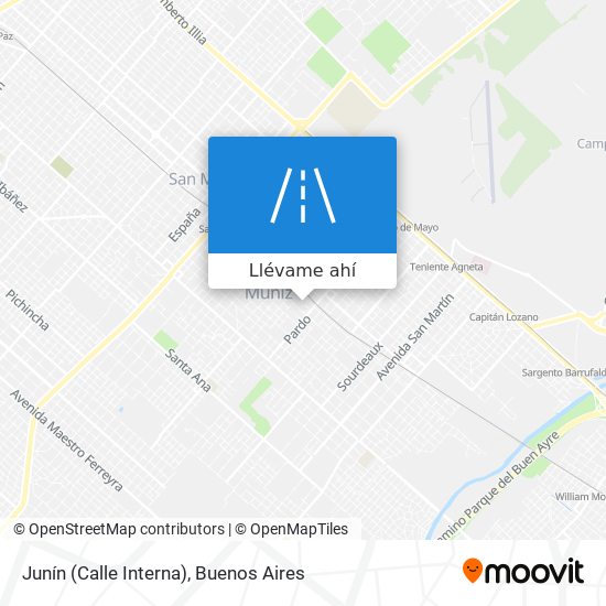 Mapa de Junín (Calle Interna)