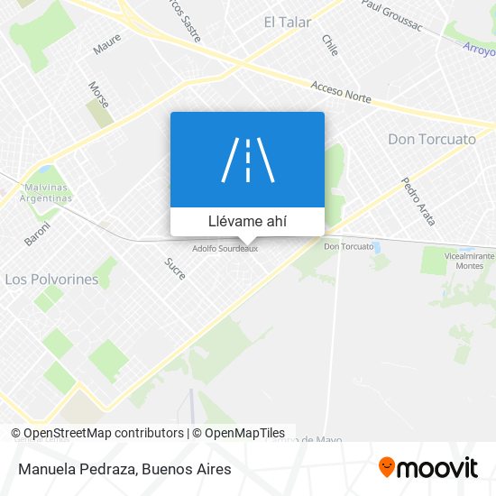 Mapa de Manuela Pedraza