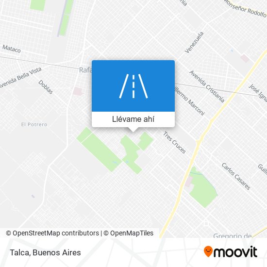 Mapa de Talca