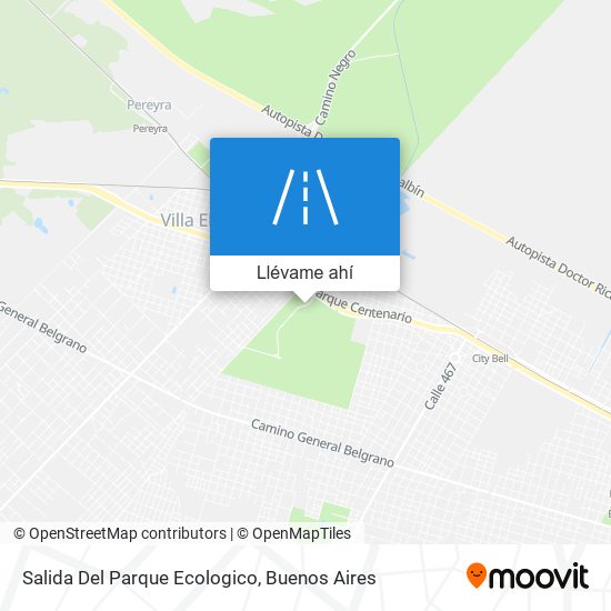 Mapa de Salida Del Parque Ecologico