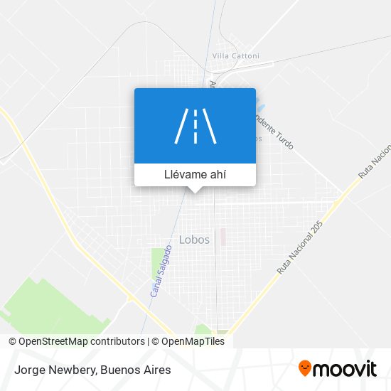 Mapa de Jorge Newbery